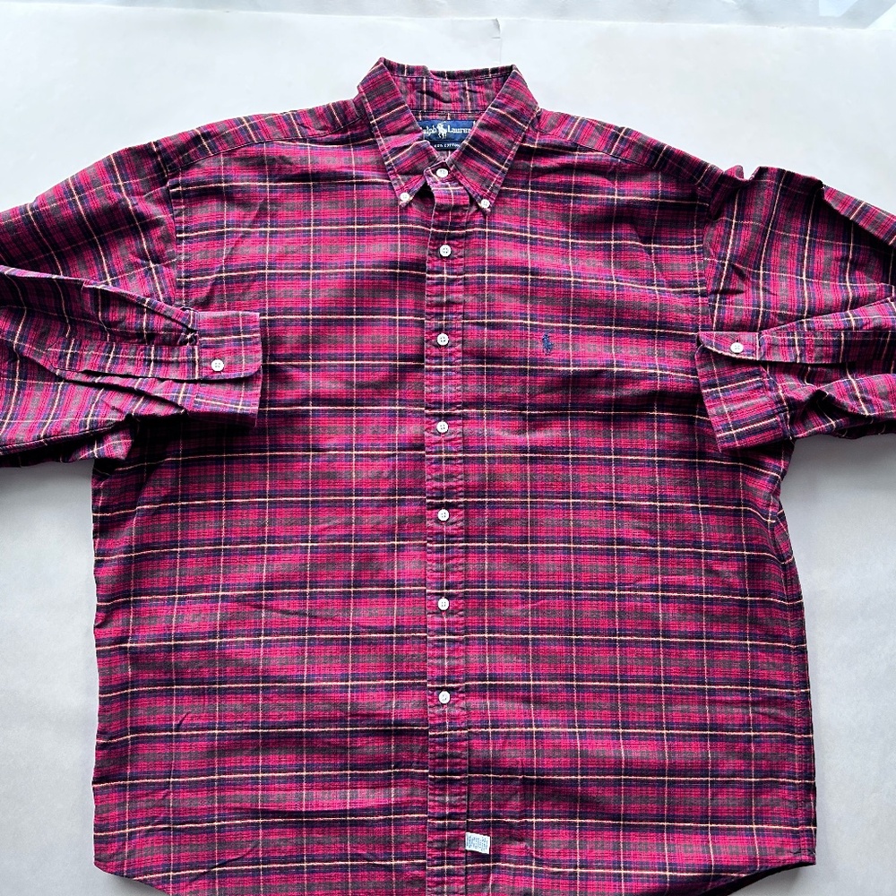 Ralph Lauren | Plaid Button-Down Shirt – Men’s XL